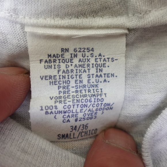 Vintage Donald Duck Shirt Mens Small USA Short Sleeve Tee Disney Deadstock New - Picture 3 of 8